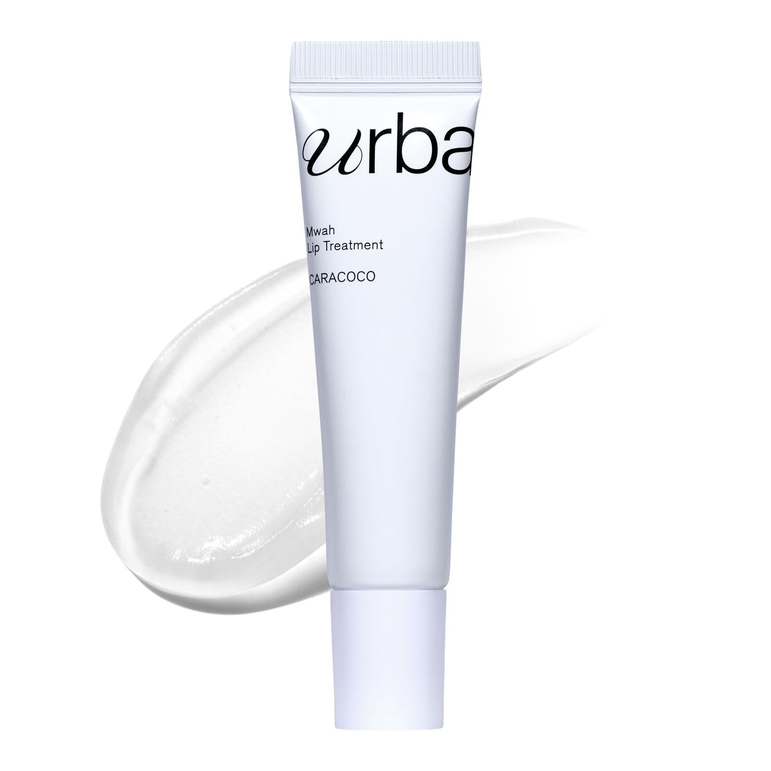 Urbanand Mwah Lip Treatment CARACOCO, Vegan Korean Glossy Lip Balm, Shea Butter, Peptide, Glowy, Lightweight, Moisturize, for Dry, Chapped Lips (13g / 0.45 oz.)