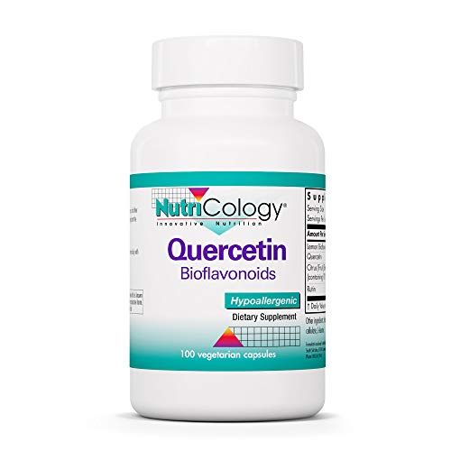 Nutricology Quercetin Bioflavonoids - Lemon Bioflavonoid Complex, Rutin, Citrus Extract, Hesperidin, Vegetarian Capsules - 100 Count