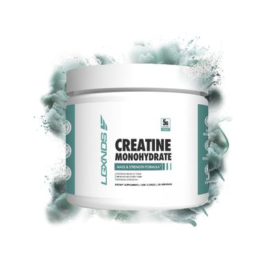 LGXNDS Creatine Monohydrate Micronized Powder - Mass &amp; Strength Formula (30 Servings)