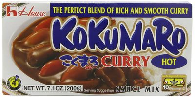 House Foods Kokumaro Curry, Hot, 4.93-Ounce Boxes (Pack of 10)