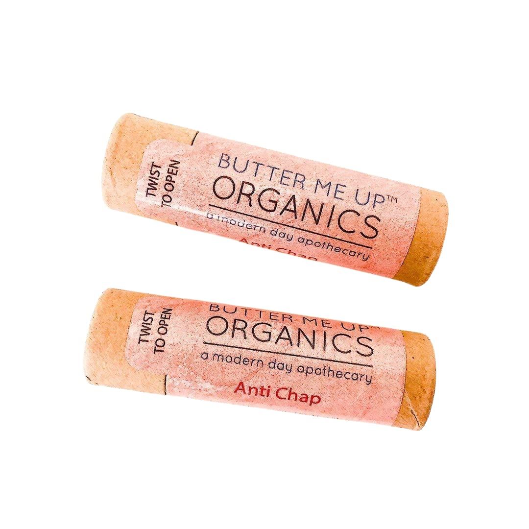 Organic Anti-Chap Moisturizing Lip Balm in a PAPERBOARD Tube for Chapped Lips