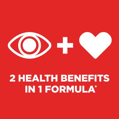 PreserVision AREDS 2 Eye Vitamins with CoQ10 for Heart Health, Lutein and Zeaxanthin Supplement with Vitamin C & E, Zinc, and Copper, 100 Softgels