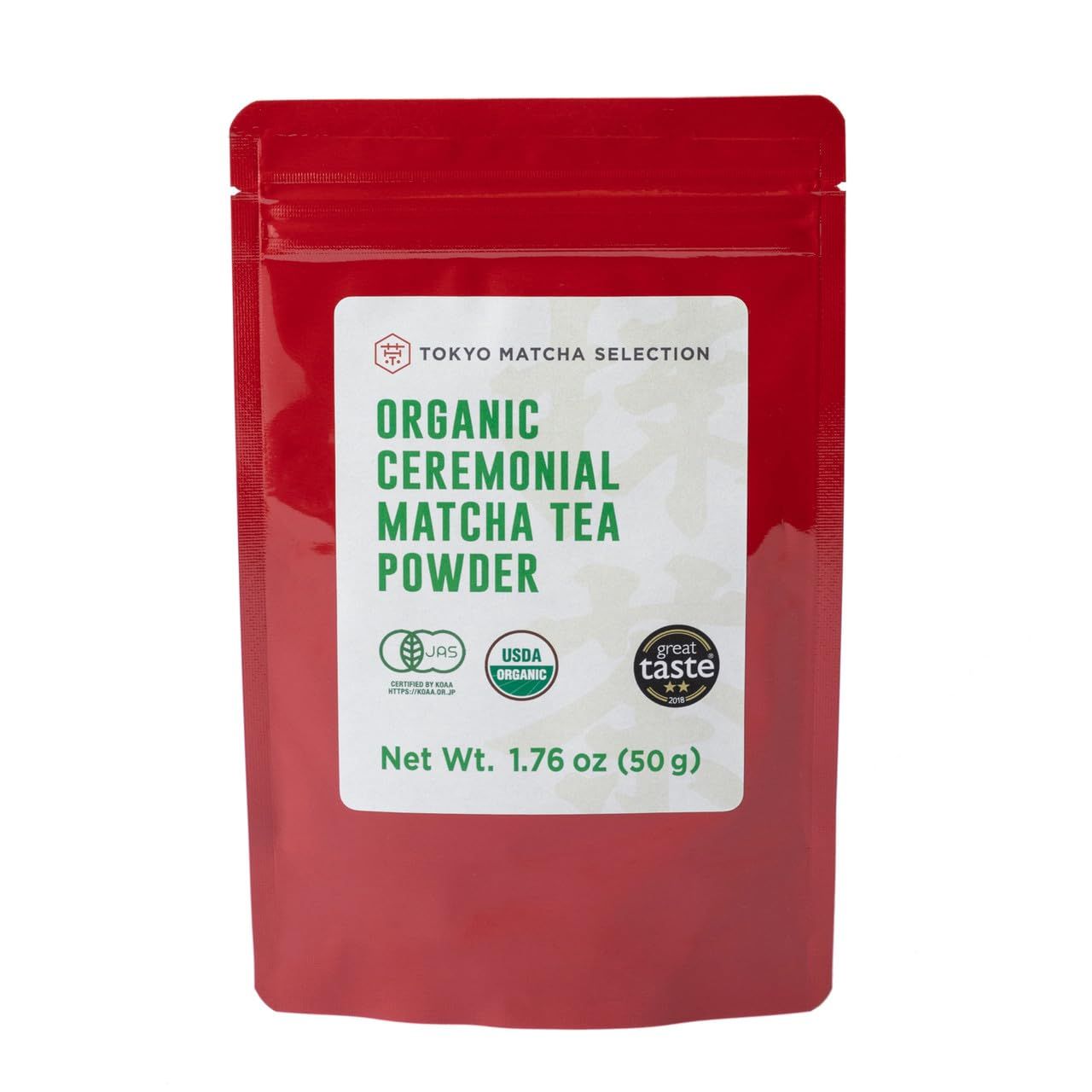 Organic Ceremonial Matcha Tea Powder 1.76 oz (50 g) / Great Taste 2018 winner