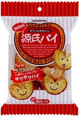 Mini Genji Pie 0.7oz 3pcs Japanese Pie Snacks Sanritsu Ninjapo