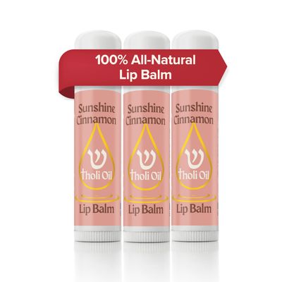 Tholi Sunshine Cinnamon Lip Balm - 3 Pack