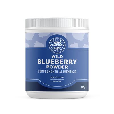 Vimergy Wild Blueberry Powder - Protects Brain Health - Supports Cardiovascular Function - Organic, Vegan &amp; Gluten-Free - Regular Size 250g
