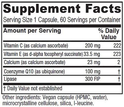 Vitanica, Coq10 Extra, Natural CoQ10, 100mg, Non-GMO, Vegan, 60 Capsules