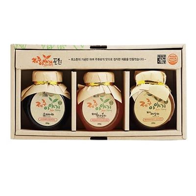 JEJU IYAGI Little Extract Syrup Plum And Jeju Orange And Schisandra Gift Set Korean Traditional Liquid Tea ADDERENITY