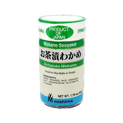 Ochazuke Wakame (Seaweed &amp; Rice Cracker Mix) - 1.76oz Pack of 3