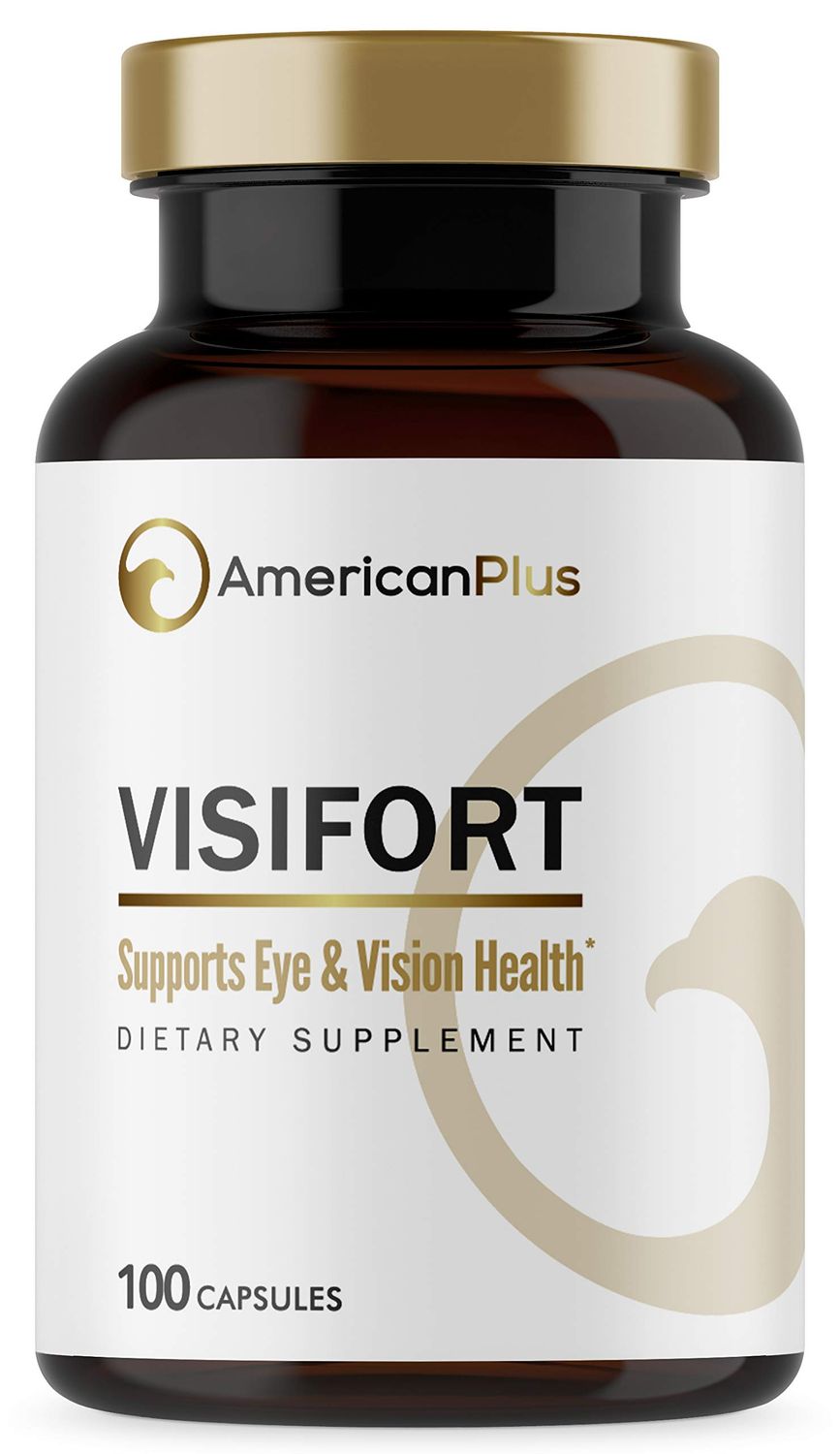 Visifort Eye Vitamins with Lutein &amp; Zeaxanthin for Eye Health and Macular Health; 100 Capsules