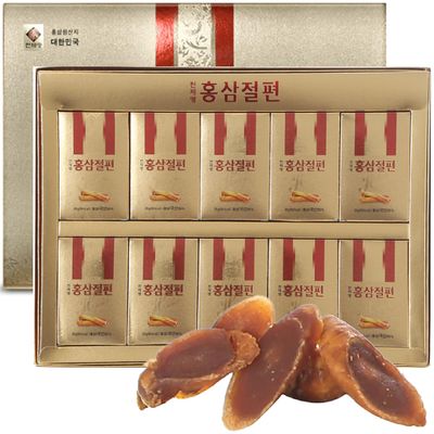 Korean Food Korean Red Ginseng Honey Slice (10packs), Luxurious Gift Package, Sweet Soft and Tender Taste