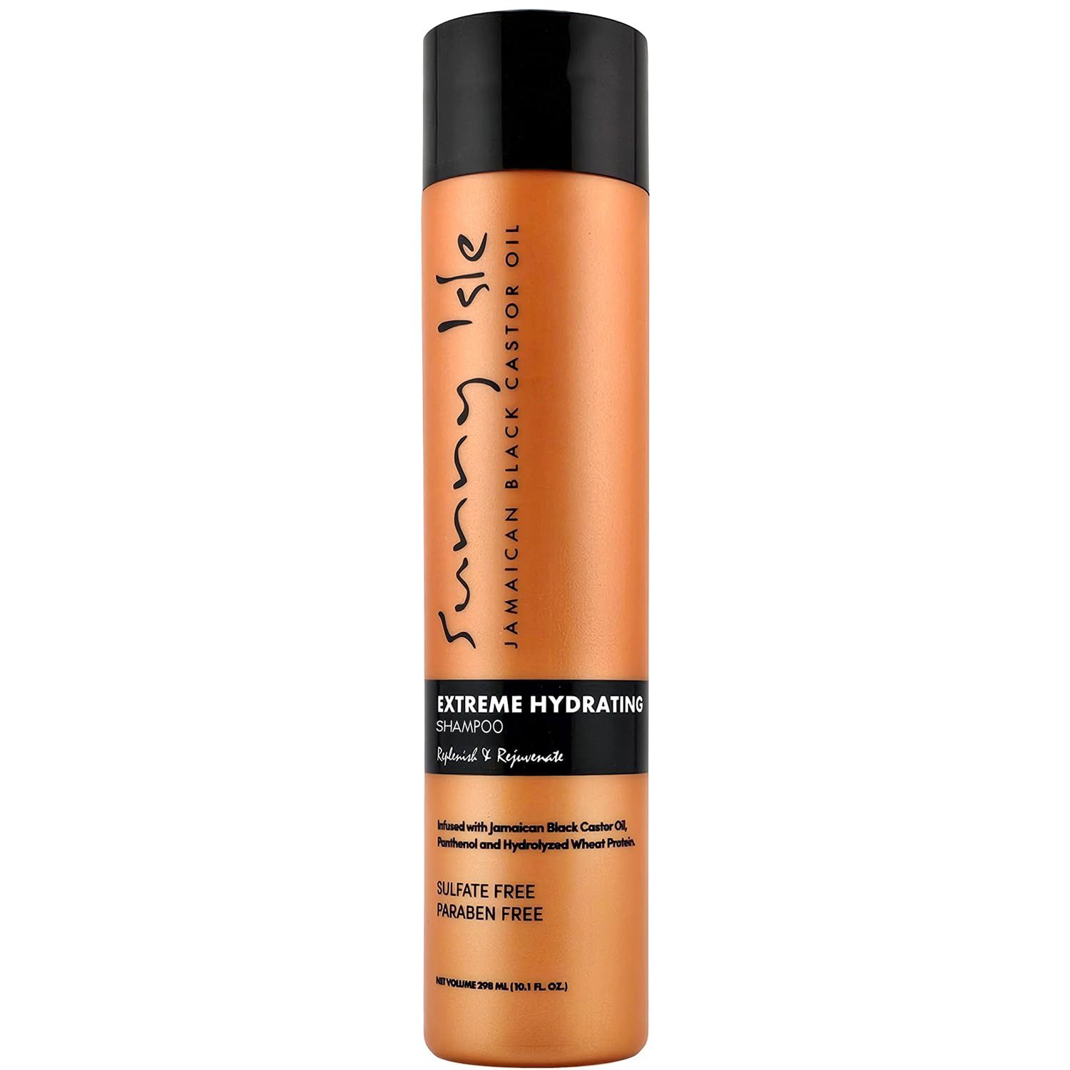 Sunny Isle Jamaican Black Castor Oil Extreme Hydrating Shampoo, Orange, 10 Fl Oz, Packaging May Vary