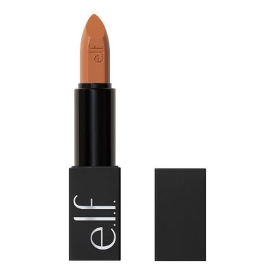 e.l.f. O Face Satin Lipstick, Richly Pigmented, Nourishing &amp; Long-Lasting Creamy Lipstick, Infused With Jojoba, Vegan &amp; Cruelty-Free, Hustle