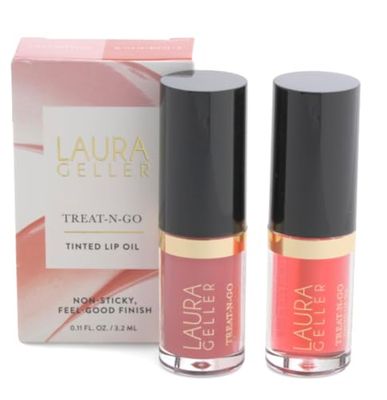 Laura Geller Treat-n-Go Non-Stick Hydrating Lip Oil DUO .11 fl oz Each - Champion &amp; Knockout