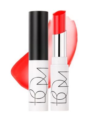 BOM COSMETICS Dewy Lip Balm 5 PURE CHERRTY, Sheer Glow Lip Care with Vitamin E and Shea Butter for Hydration, Nourishment, and Plump Lips, Buildable Juicy Shine in 7 Lively Colors, Korean Lip Makeup