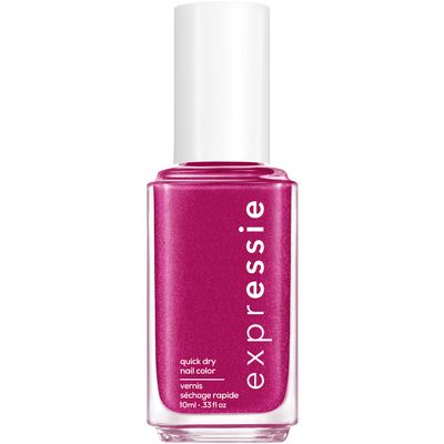 essie Expressie Nail Polish, Quick-Dry Deep Fuchsia Pink Nail Polish, Vegan, Don&#39;t Glitch Get Better, 0.33 fl oz