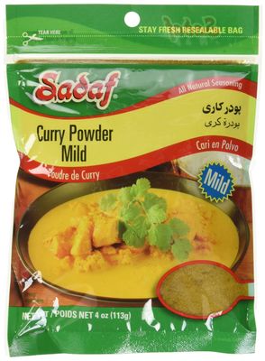 SADAF Mild Curry Powder, 4 OZ