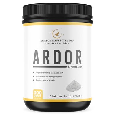 Awesomelifestyle360 Next Gen Nutrition Ardor Sports Nutrition Creatine Performance Enhancement, Increased Energy Supports Muscle Growth - 300 Gram (10.58 oz)
