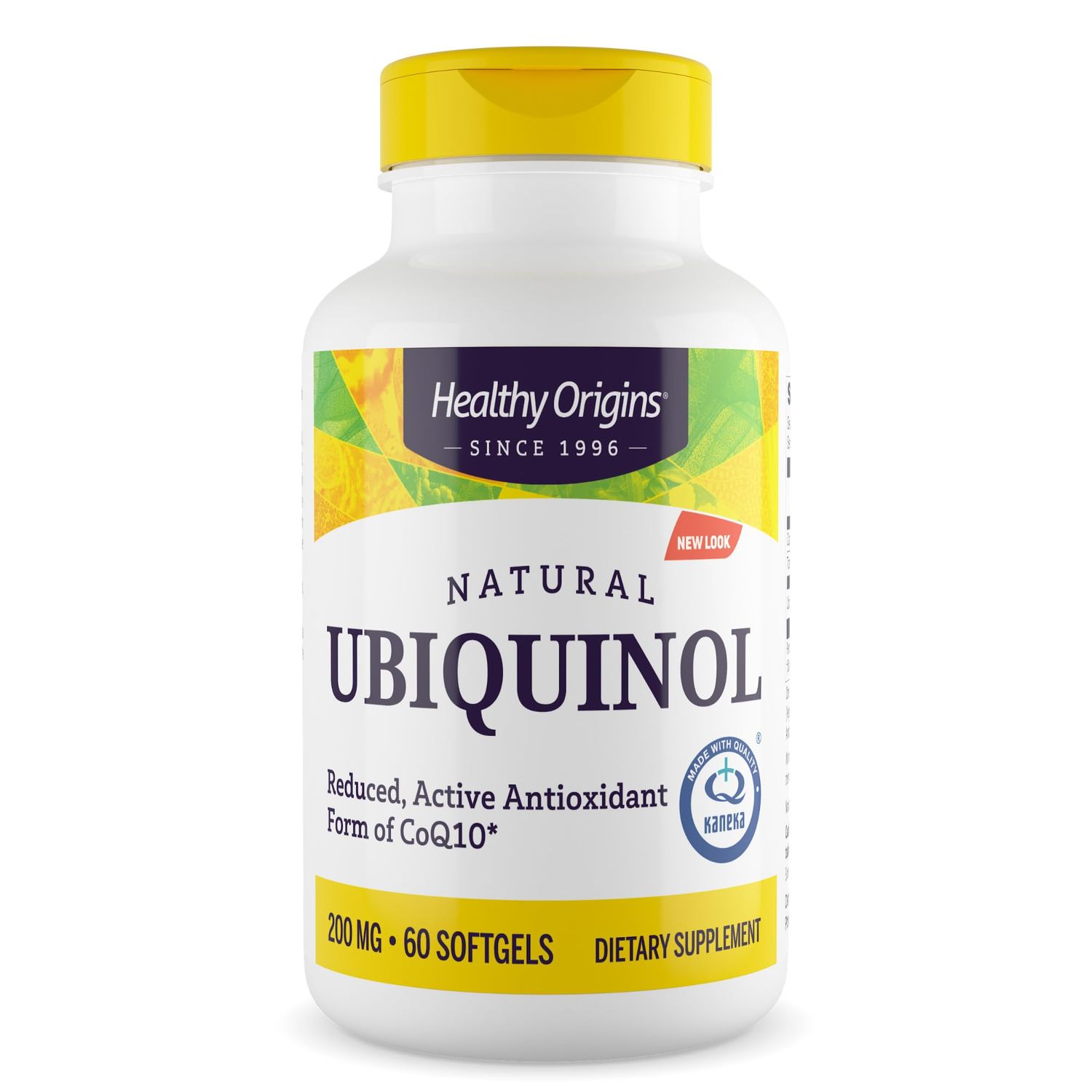 Healthy Origins Ubiquinol (Active Form of CoQ10), 200 mg - Ubiquinol Supplements for Heart Health &amp; Antioxidant Support - Gluten-Free &amp; Non-GMO Supplement - 60 Softgels