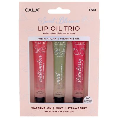 Feel Foxy LIP OIL TRIO: MINT, WATERMELON, STRAWBERRY