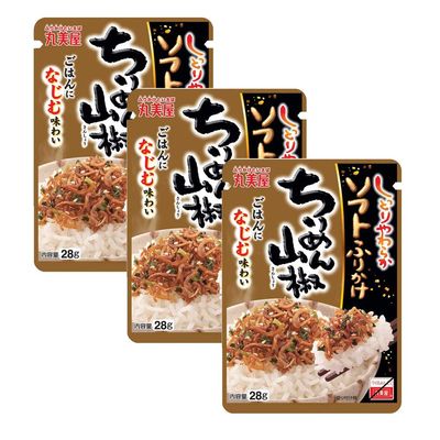 Chirimenjako With Japanese Pepper 1.0oz 3pcs Japanese Soft Sprinkled Over Rice Ninjapo