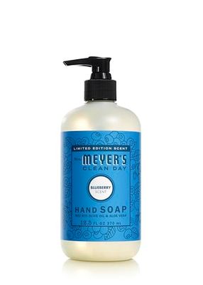 MRS. MEYER&#39;S CLEAN DAY Liquid Hand Soap, Blueberry Scent, 12.5 Ounce Bottle