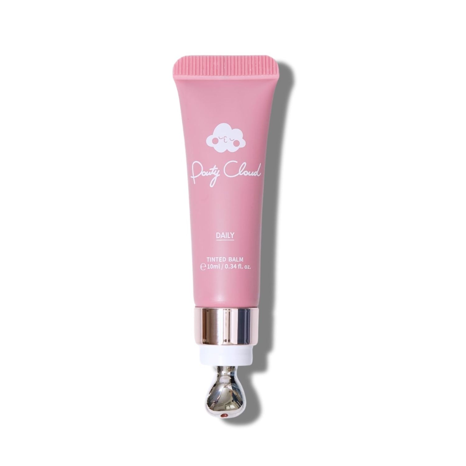 Pouty Cloud Daily Tinted Balm For Lips And Cheeks, With Shea Butter, Squalane, Ceramide, Vegan, Fragance-Free, Beeswax-Free, Petrolatum-Free, Best for Dry, Chapped Lips 0.34fl. oz. (Daily (Tinted))