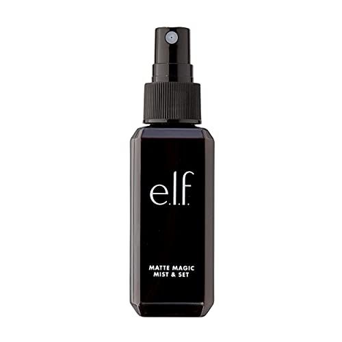 e.l.f. Matte Magic Mist &amp; Set - Small, Lightweight, Long Lasting, Mattifying, Revitalizes, Controls Shine, Refreshes, Hydrates, All-Day Wear, 2.0 Fl Oz