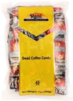 Rani Swad Coffeo Candy 7oz (200g) Individually Wrapped Indian Tasty Treats | Vegan | Gluten Friendly | NON-GMO | Indian Origin