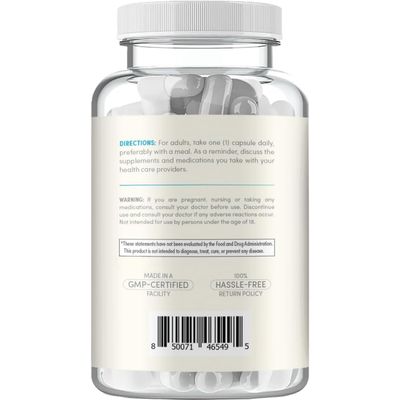 Clear Formulas Quick Absorption CoQ10 200mg - Coenzyme Q10 200mg Potent Antioxidant for Heart Energy and Aging Support - High Stability CoQ10 Ubiquinone Capsules - Made in a cGMP US Lab (60 Servings)