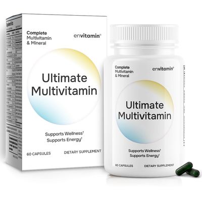 envitamin Ultimate Multivitamin Multimineral and Superfood with 42 Fruit and Vegetable Blend, 60 Count