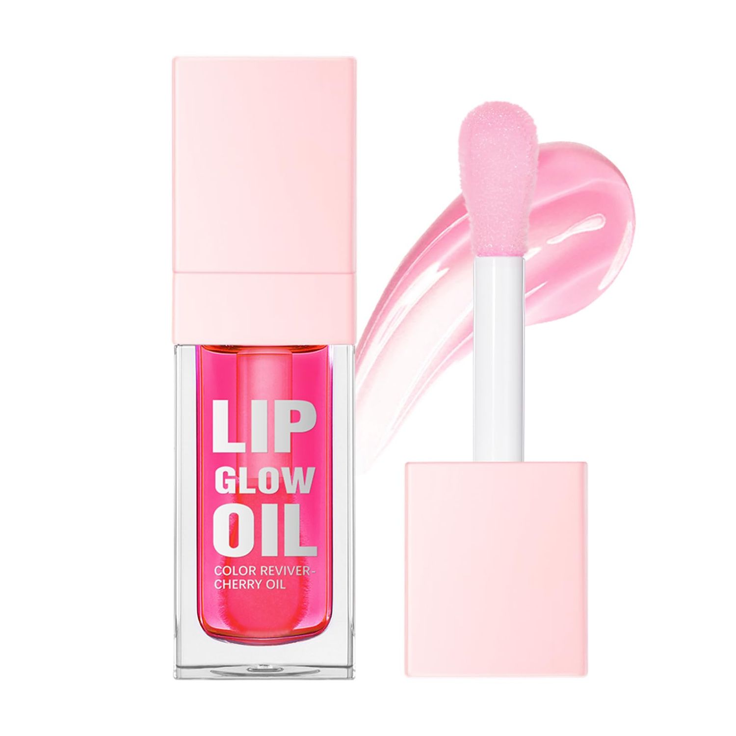 Hydrating Lip Glow Oil, Plumping Lip Gloss, Moisturizing Lip Gloss Lip Balm, Transparent Lip Oil, Non-Sticky Long Lasting Lip Gloss, Tinted Lip Balm for Lip Care,0.28 OZ (007-Raspberry, 0.28 OZ)