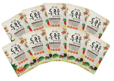 Dr. MOON Roasted Multigrain & Vegetables Powder Formulated by Dr. Park, Gyeong-Ho (30g x 10 packets) - 300g / 0.66 fl. oz, Meal Replacement, A Good Source of Energy & Protein, Misoot-garoo
