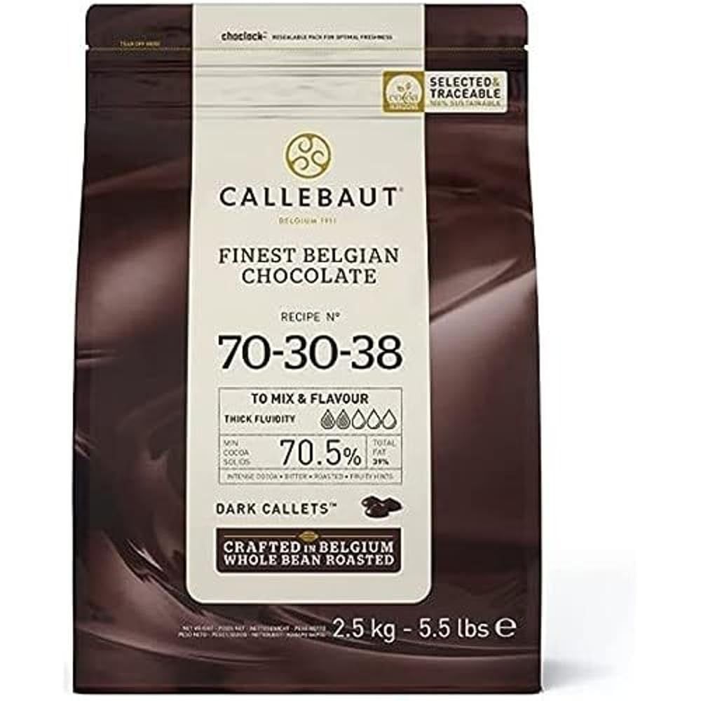 Belgian Dark Chocolate Baking Block - 70.4 - 11 lb block