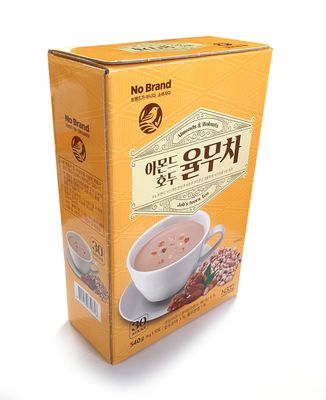 LENITH Korean Almond Walnut Jobs tear Tea Yulmu Cha Powder Meal Replacement Shake Breakfast Simple Meal 30T /Total 540g