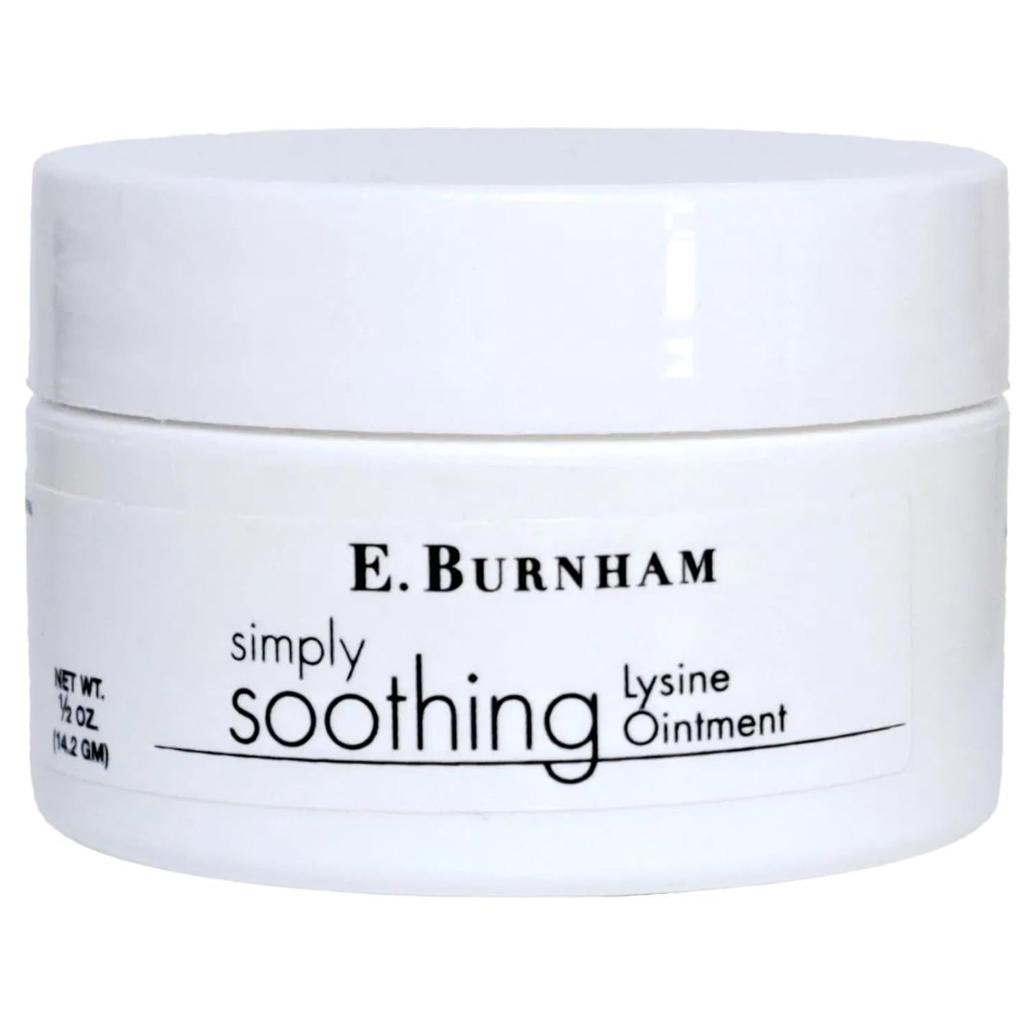 E. Burnham Simply Soothing Lysine Lip Ointment .5 Oz. - Soothes Dry, Cracked, or Chapped Lips
