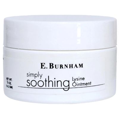 E. Burnham Simply Soothing Lysine Lip Ointment .5 Oz. - Soothes Dry, Cracked, or Chapped Lips