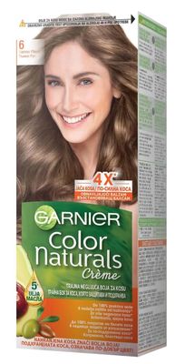 Garnier Color Naturals Nourishing Permanent Hair Color Cream -6.0 Dark Blond, 3.4 Fl. Oz.