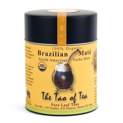 The Tao Of Tea Green Brazilian Mate, 100 Organic, 4-Ounce Tin (Pack of 3)