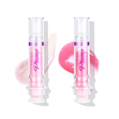 SWETIYOU Plumping Lip Oil With Chili Extract, Slightly Spicy Lip Plumping Booster Plump for Fuller Lips Instantly, Hydrating &amp; Nourishing, High-Shine