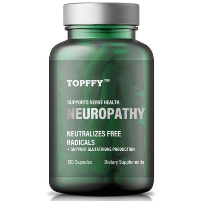 Topffy Neuropathy Nerve Relief Support,Nerve Savior for Neuropathy, with 600mg Alpha Lipoic Acid -Benfotiamine, Maximum Strength Natural Nerve Vitamins -120 Capsules522
