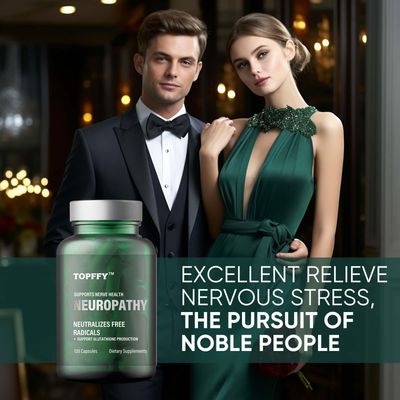 Topffy Neuropathy Nerve Relief Support,Nerve Savior for Neuropathy, with 600mg Alpha Lipoic Acid -Benfotiamine, Maximum Strength Natural Nerve Vitamins -120 Capsules522
