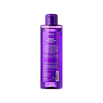 Red by Kiss Heat Protector Hair Styling Serum, Thermal Protection Ultra Shine Oil Serum, Protects Hair form Heat Damage, Anti Frizz Strengthening Hydrating (6 Fl Oz)