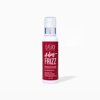 Lasio Adios Frizz Heat Protectant &amp; Styling Spray - Eliminates Frizz, Adds Shine, Softness &amp; Moisture, Long-Lasting Control, Lightweight Formula for Glossy, Sleek Hair, Up to 3 Washes 4oz/118ml