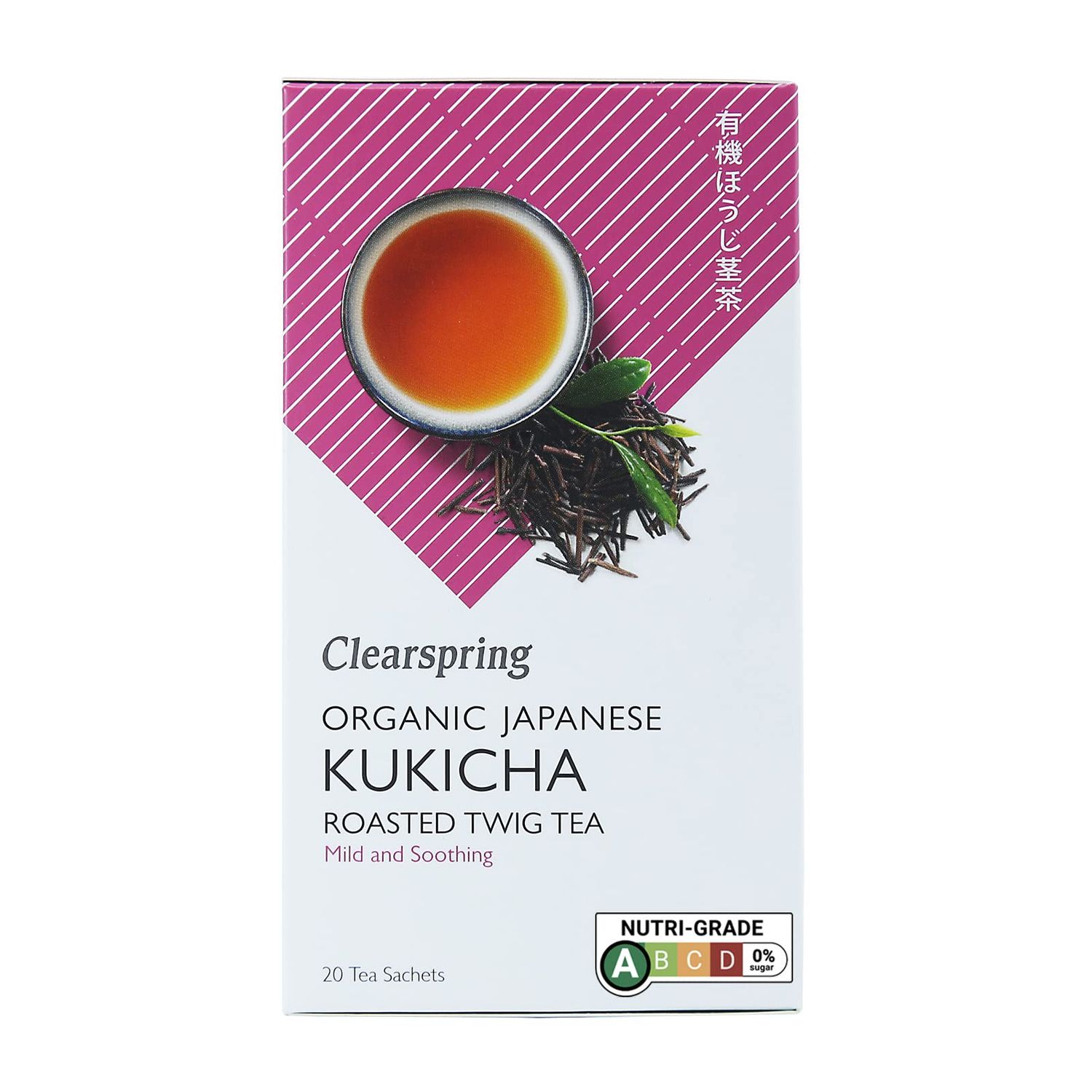 CLEARSPRING Japanese Kukicha Tea, 20 CT