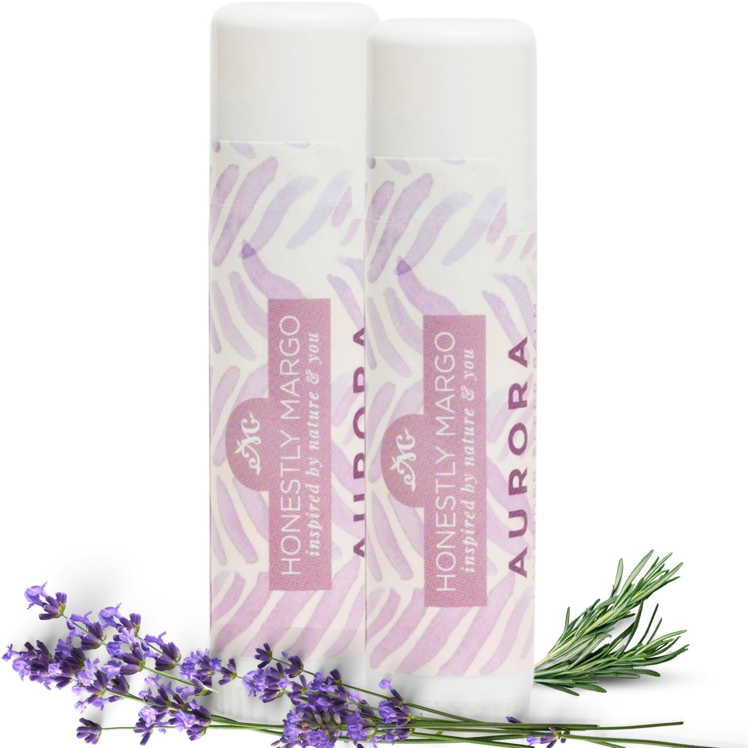 Honestly Margo Aromatherapy Balm Stick (Lavender Aurora) - Organic Lavender Essential Oil Lip Balm for Womens Self Care and Relaxation - Mess-Free, Lip Balm with Natural Aroma