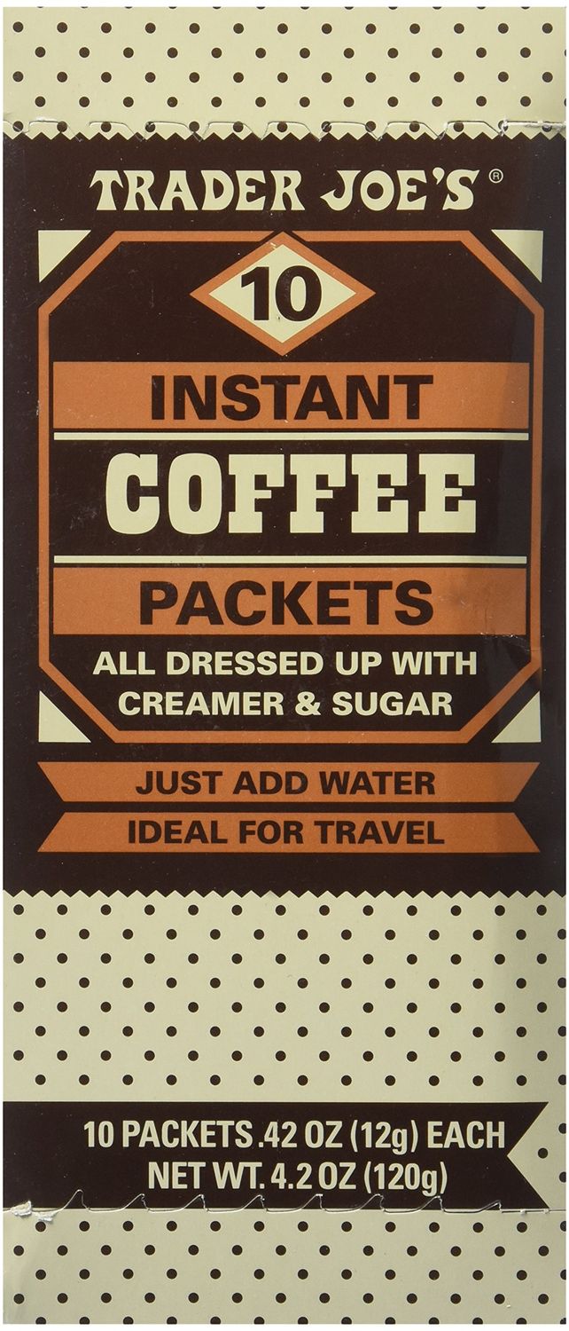 Trader Joe&#39;s Instant Coffee Packets with Creamer &amp; Sugar 10 Packets, 4.2 Oz (Pack of 2)
