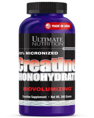 Ultimate Nutrition Unflavored Micronized Creatine Monohydrate Powder for Men &amp; Women, 300g - Workout Performance Supplement for Muscle Growth &amp; Strength Building - Keto-Friendly &amp; Gluten-Free