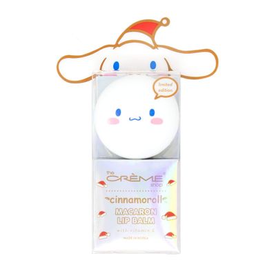 The Crme Shop x Sanrio Hello Kitty Macaron Lip Balm Korean Cute Scented Pocket Portable Soothing Advanced Must-Have on-the-go (Cinnamoroll Peppermint Cocoa)