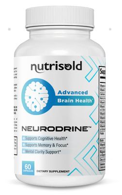 Nutrisold Nootropic Brain Support for Memory &amp; Focus | Enhances Clarity, Concentration, &amp; Alertness | with Thiamin, Chromium, Magnesium &amp; Herbal Extracts